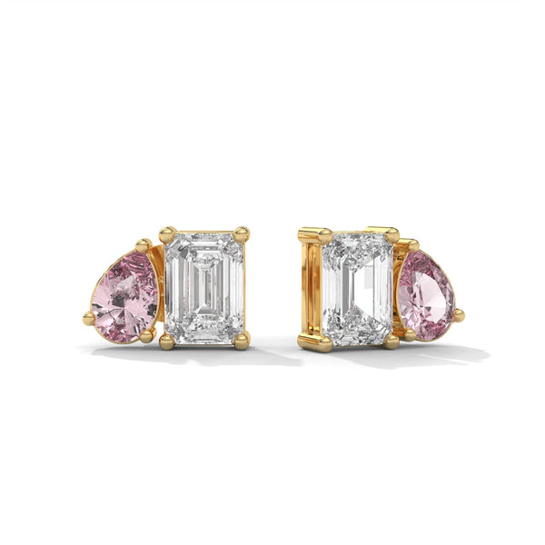 Toi-Et-Moi Rose Earrings