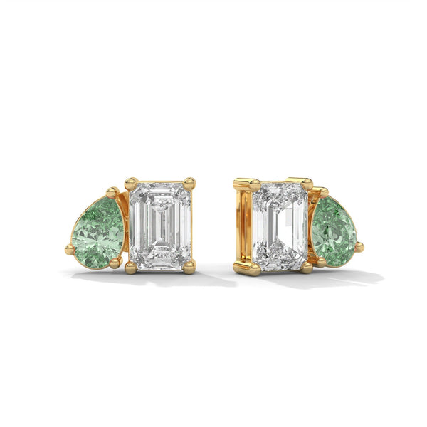 Toi-Et-Moi Peridot Earrings