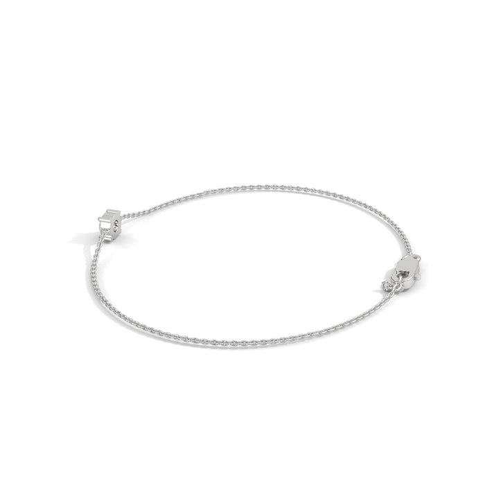 Solitaire Diamond Chain Bracelet