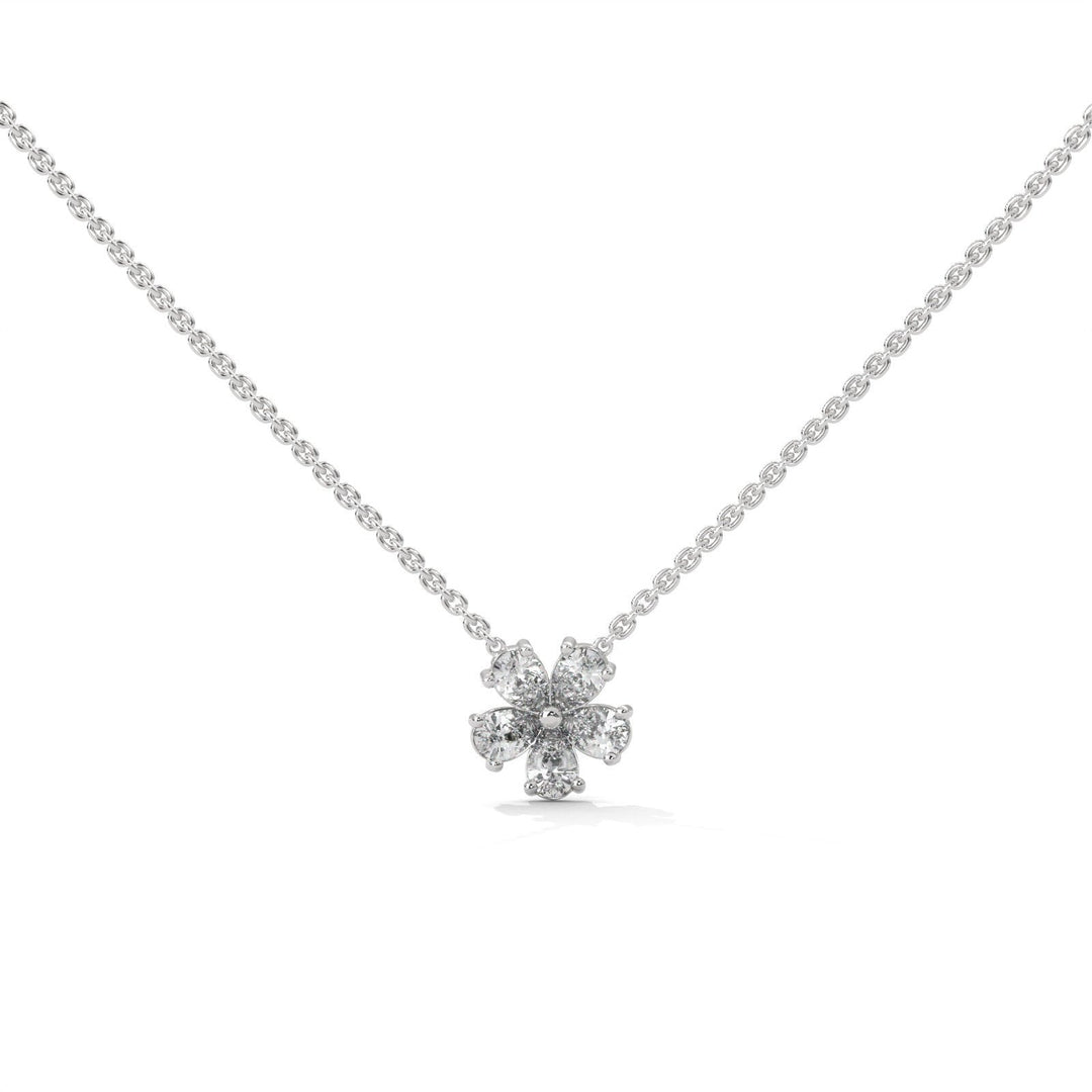 WILDFLOWER DIAMOND SILVER NECKLACE – Heera One