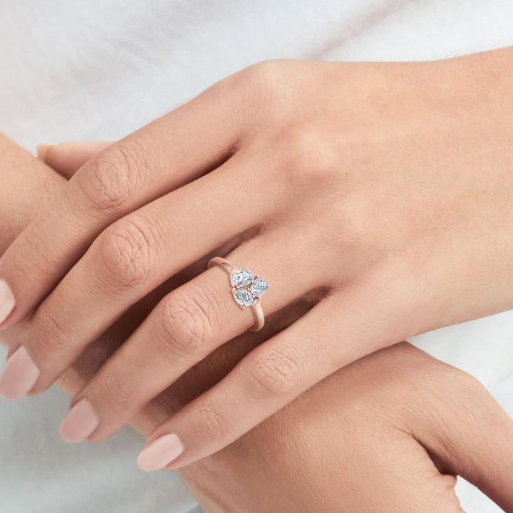 Three Stone Cocktail Diamond Ring