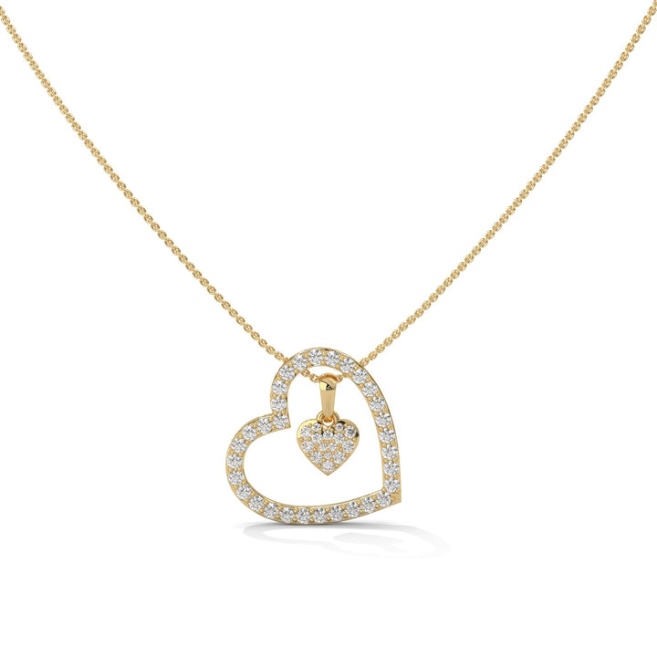 HEART WITHIN THE HEART NECKLACE