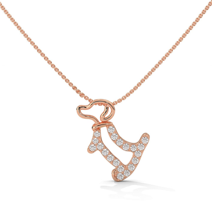 DOGGO ROSE GOLD NECKLACE  – Heera One