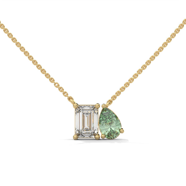 Toi-Et-Moi Peridot Necklace