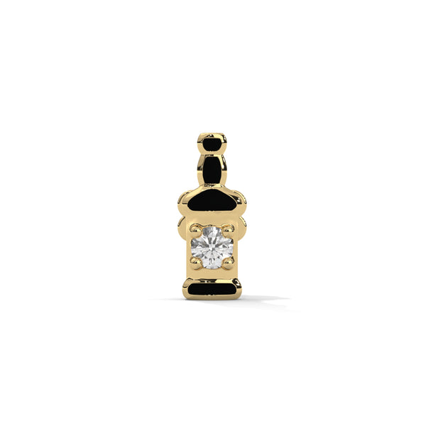 Whisky Wink Nose Pin