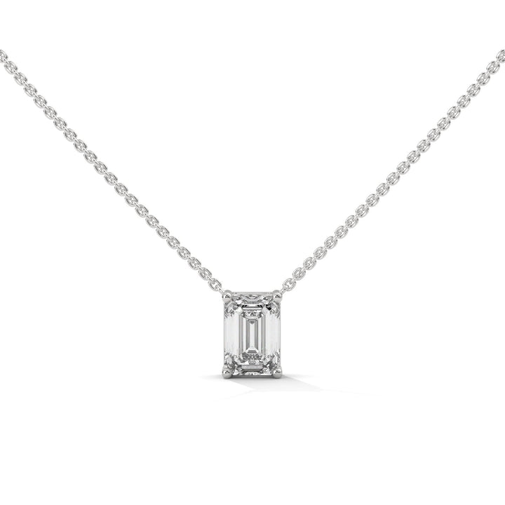 Floating Necklace Emerald