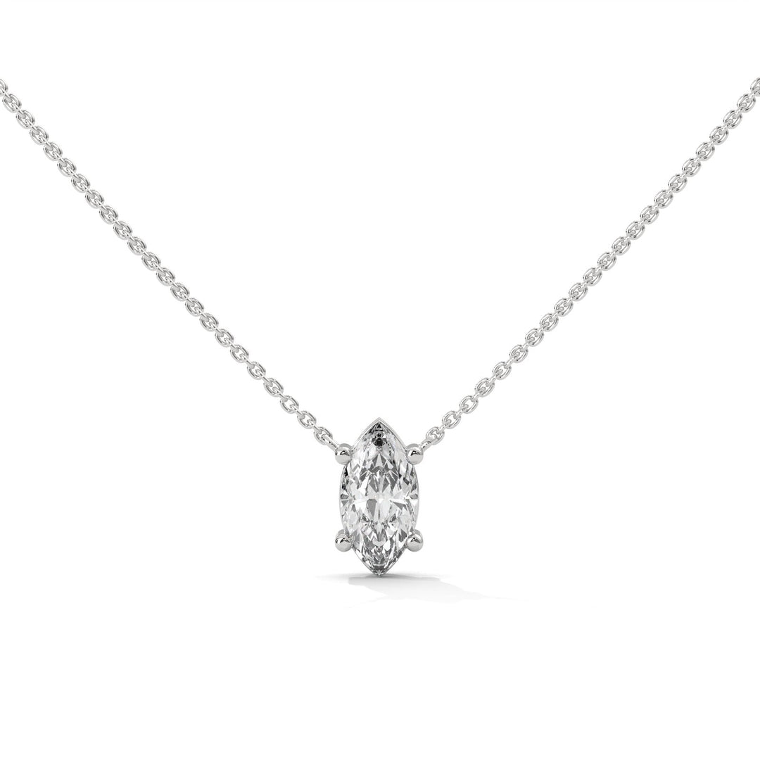 Floating Necklace Marquise