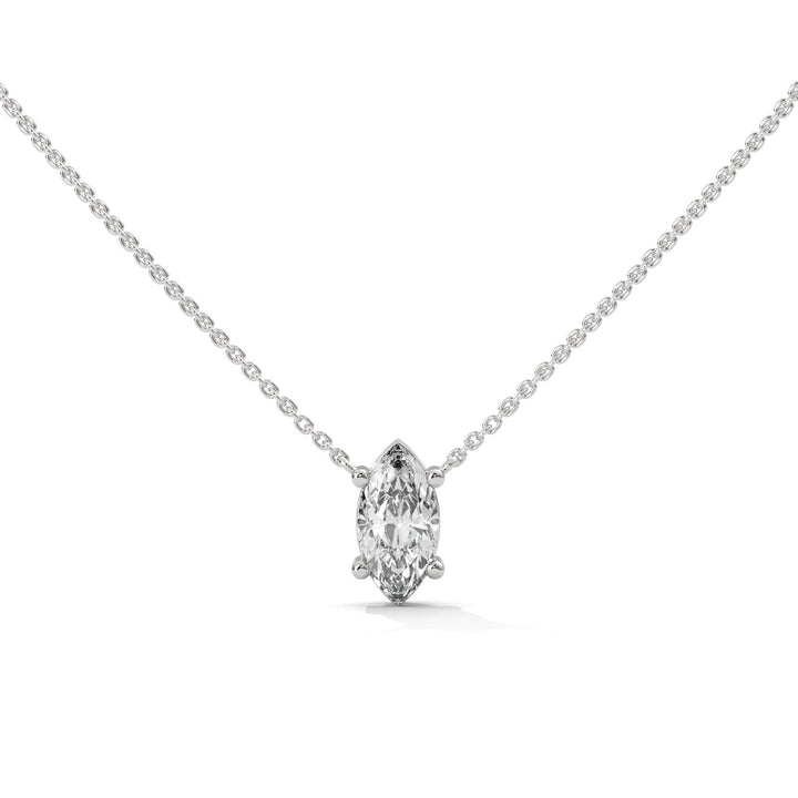 Floating Necklace Marquise