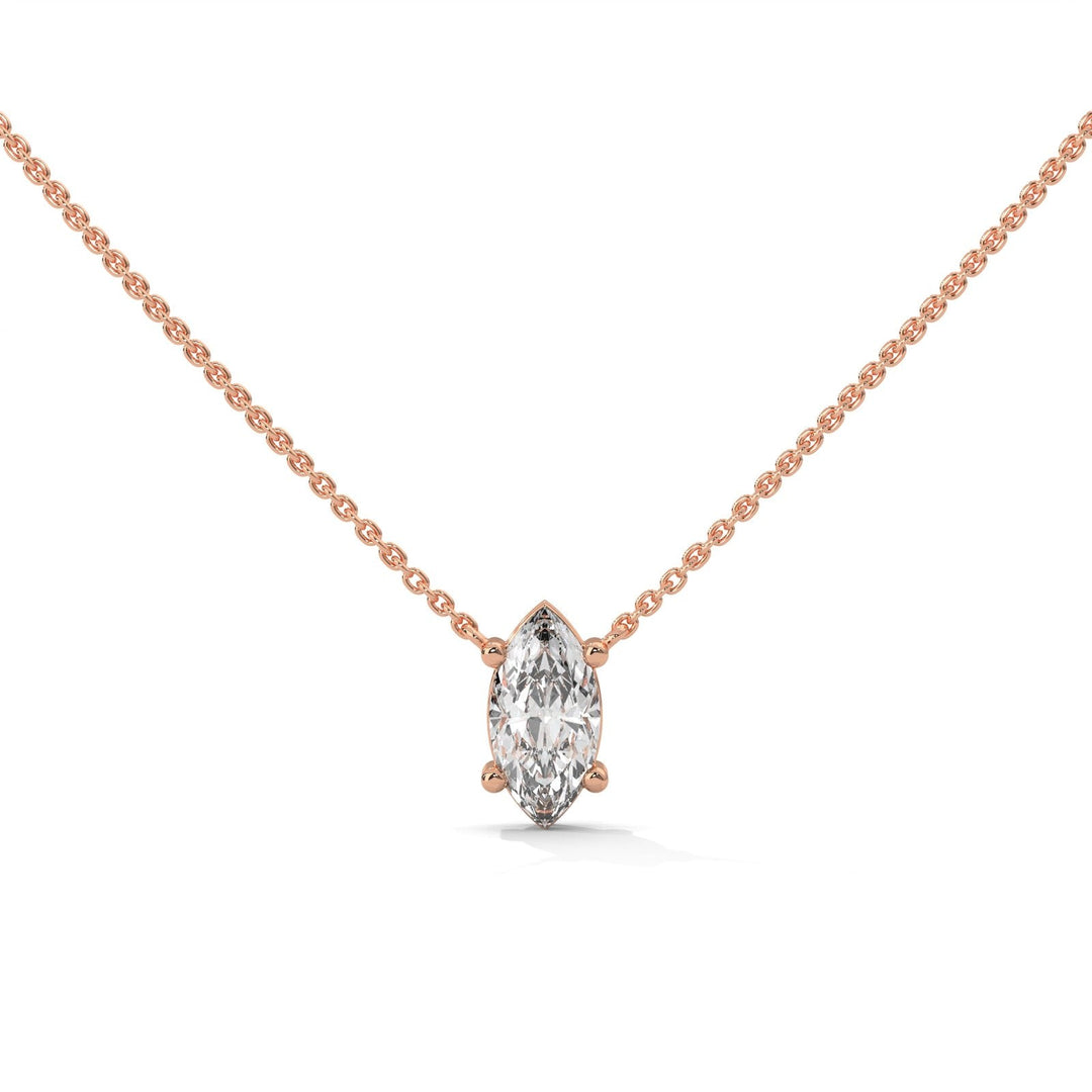 Floating Necklace Marquise