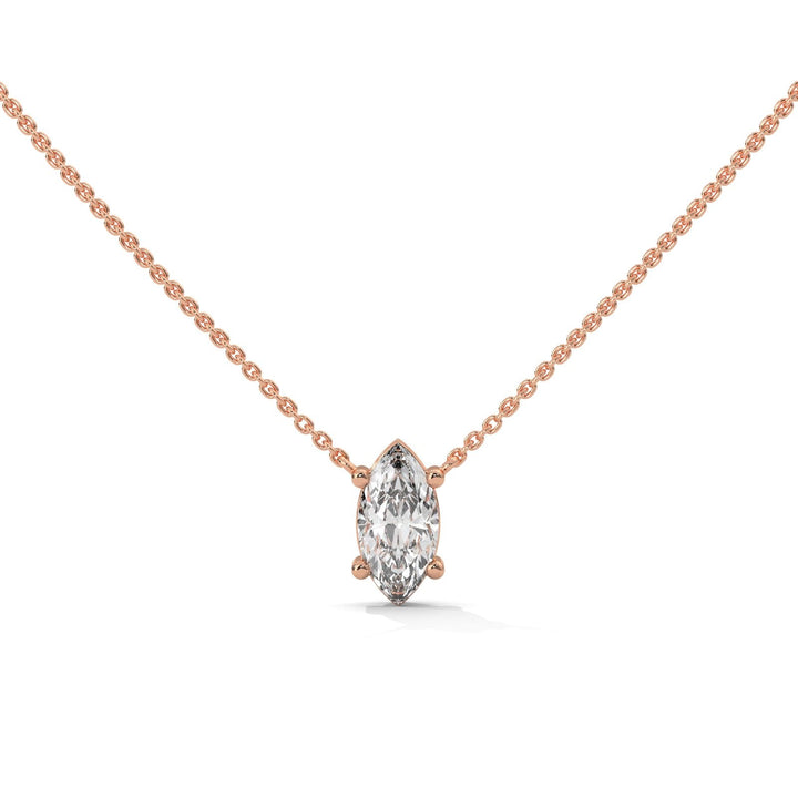 Floating Necklace Marquise