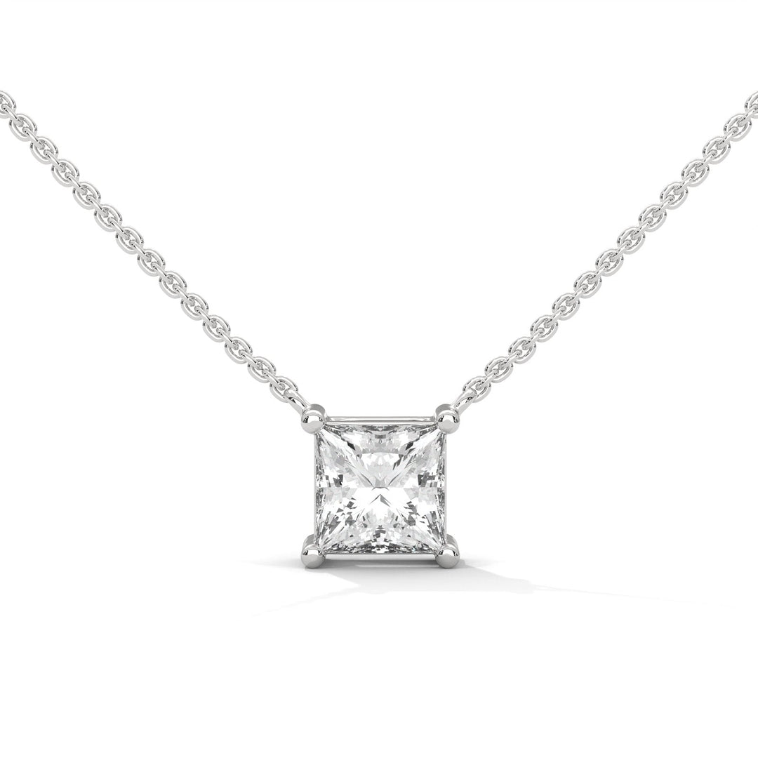 Floating Silver Necklace Princess  – Heera One