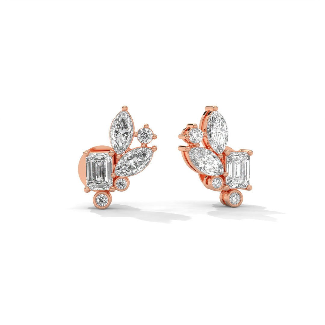 Mosaic Diamond Earrings