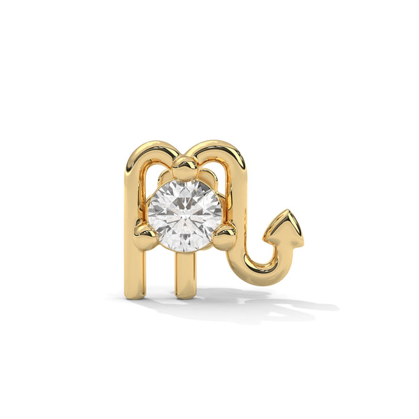Scorpio Diamond Nose Pin