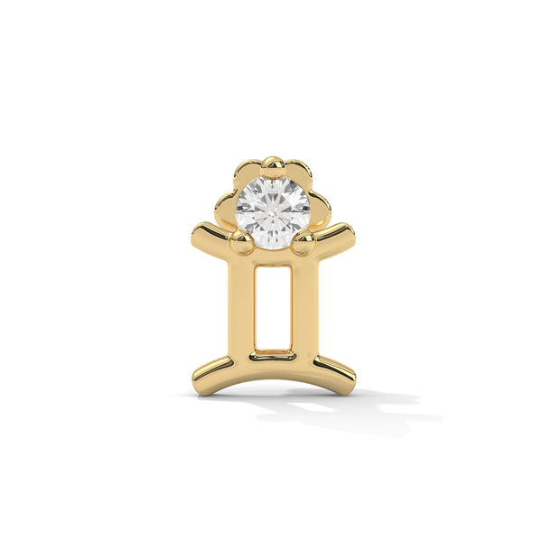 Gemini Diamond Nose Pin