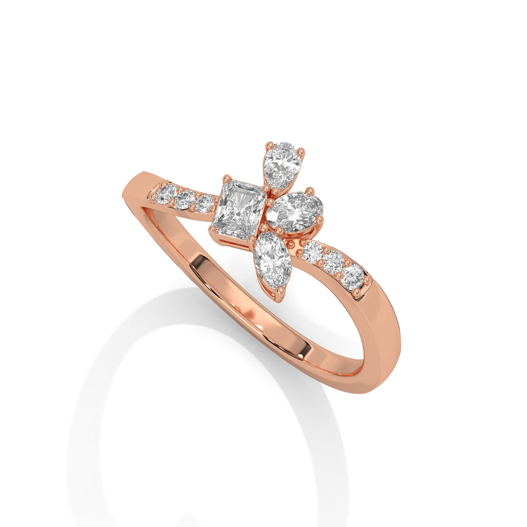 Cluster Diamond Ring