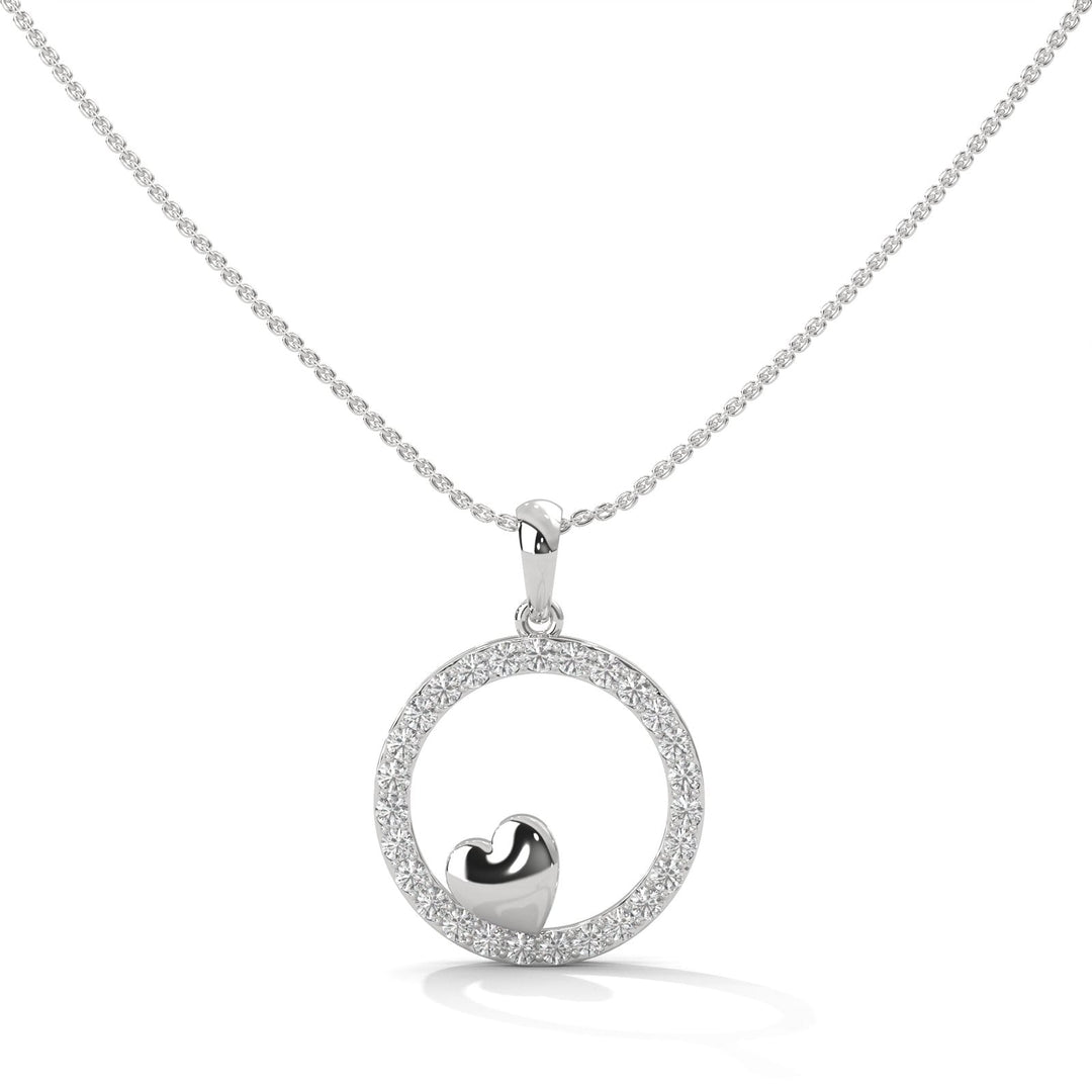 Heart Silver Necklace  – Heera One