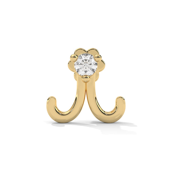 Aries Diamond Nose Pin