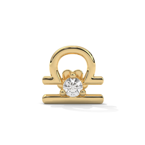 Libra Diamond Nose Pin