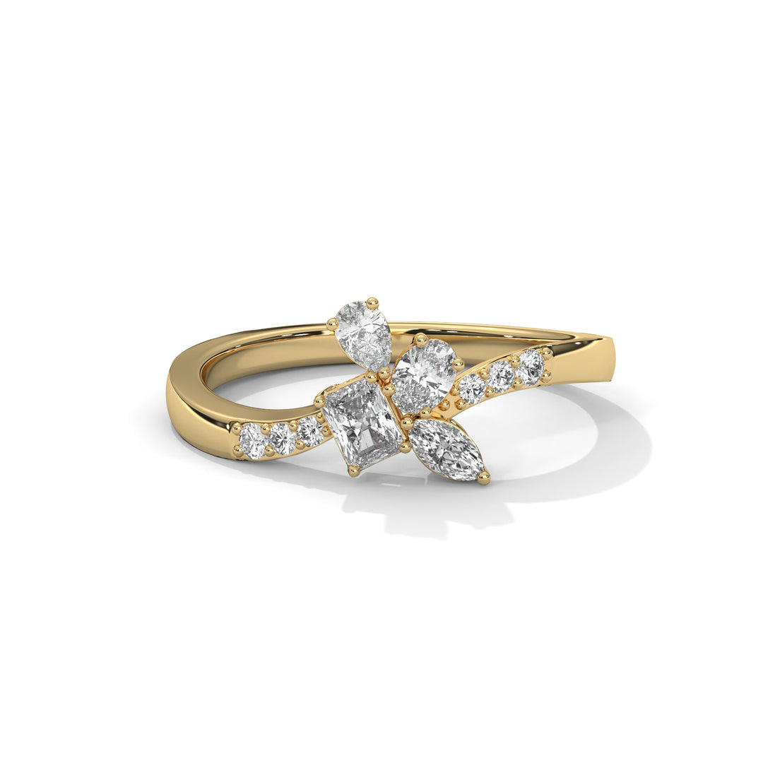 Cluster Diamond Ring