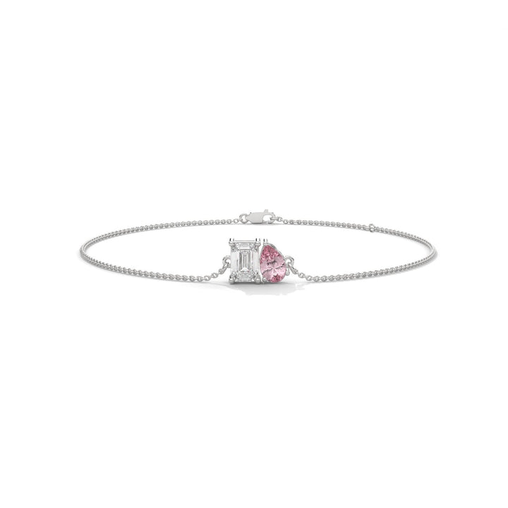 Toi-et-Moi Rose Bracelet