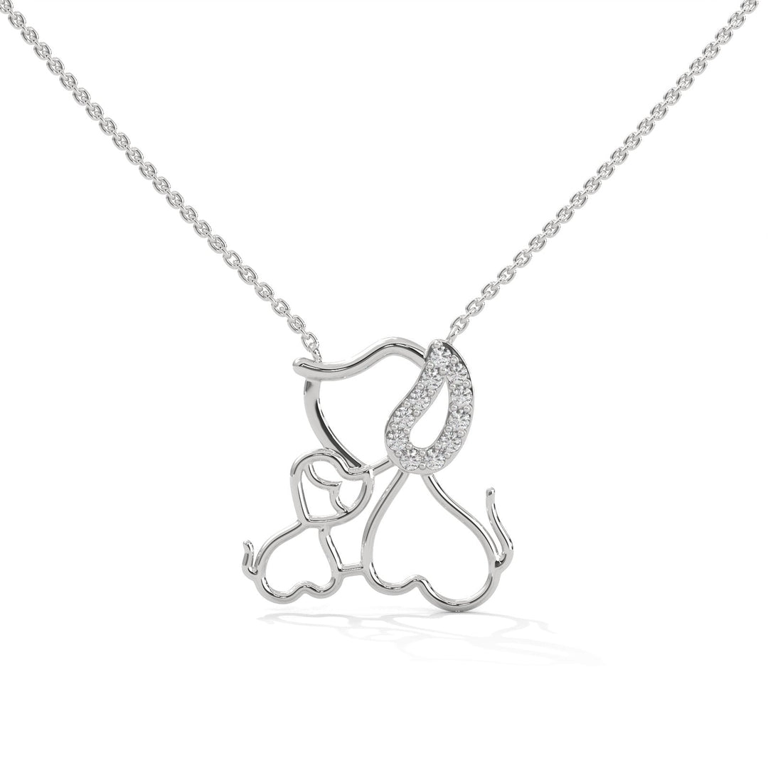 Little Doggo Silver Necklace   – Heera One