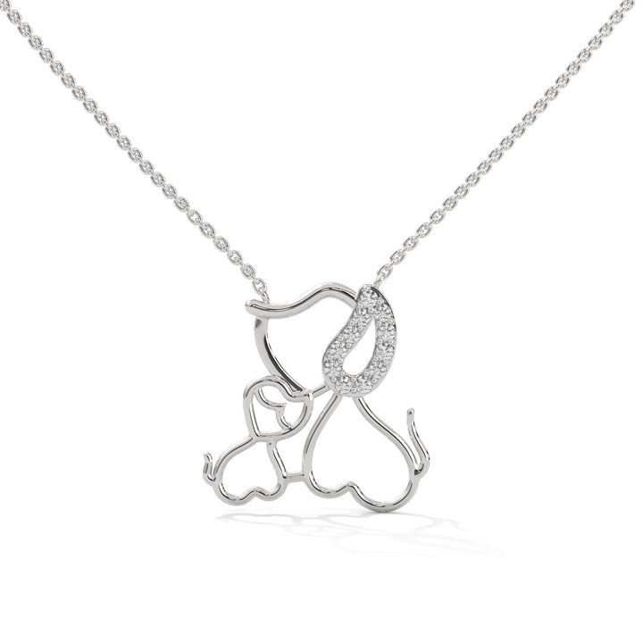 Little Doggo Silver Necklace   – Heera One