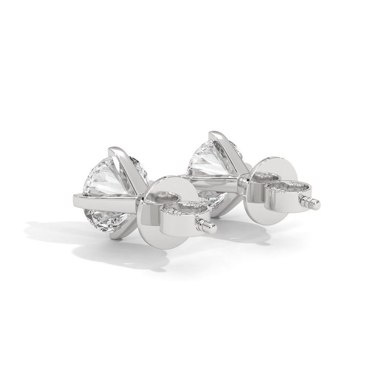 Four-Prongs Diamond Studs