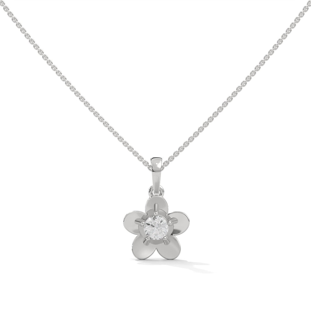 DAISY FLOWER SILVER NECKLACE  – Heera One