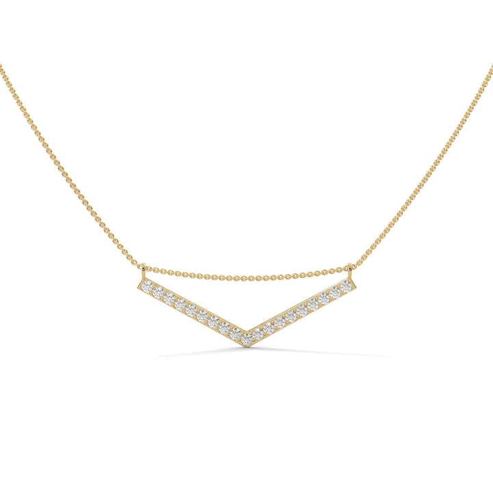 ASCENDING CHEVRON NECKLACE