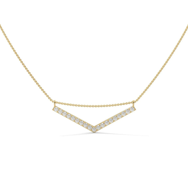 Ascending Chevron Necklace