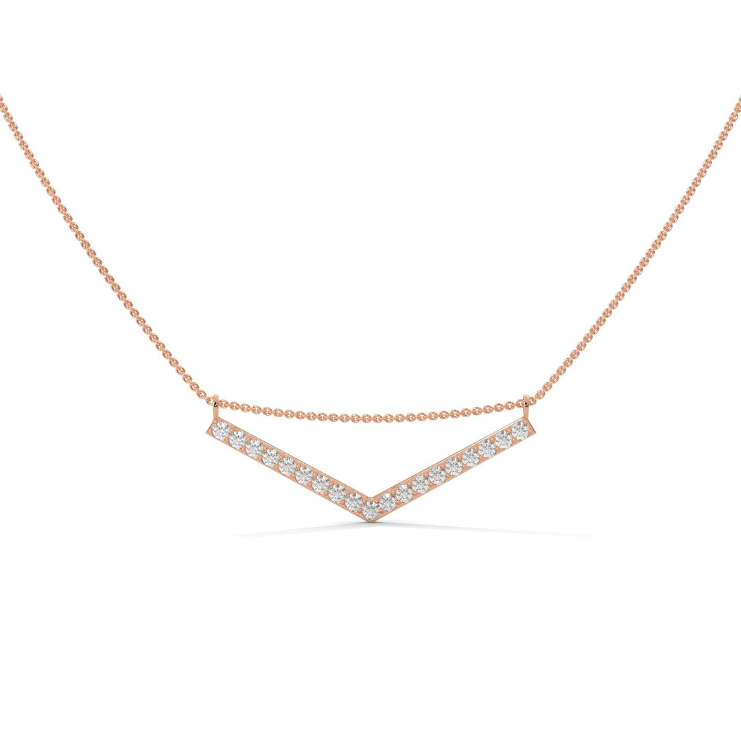 ASCENDING CHEVRON NECKLACE