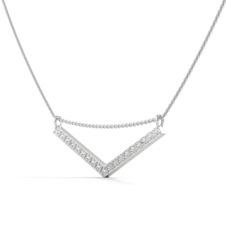 ASCENDING CHEVRON NECKLACE