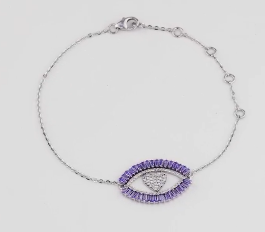 "Evil- Eye" Heart Bracelet