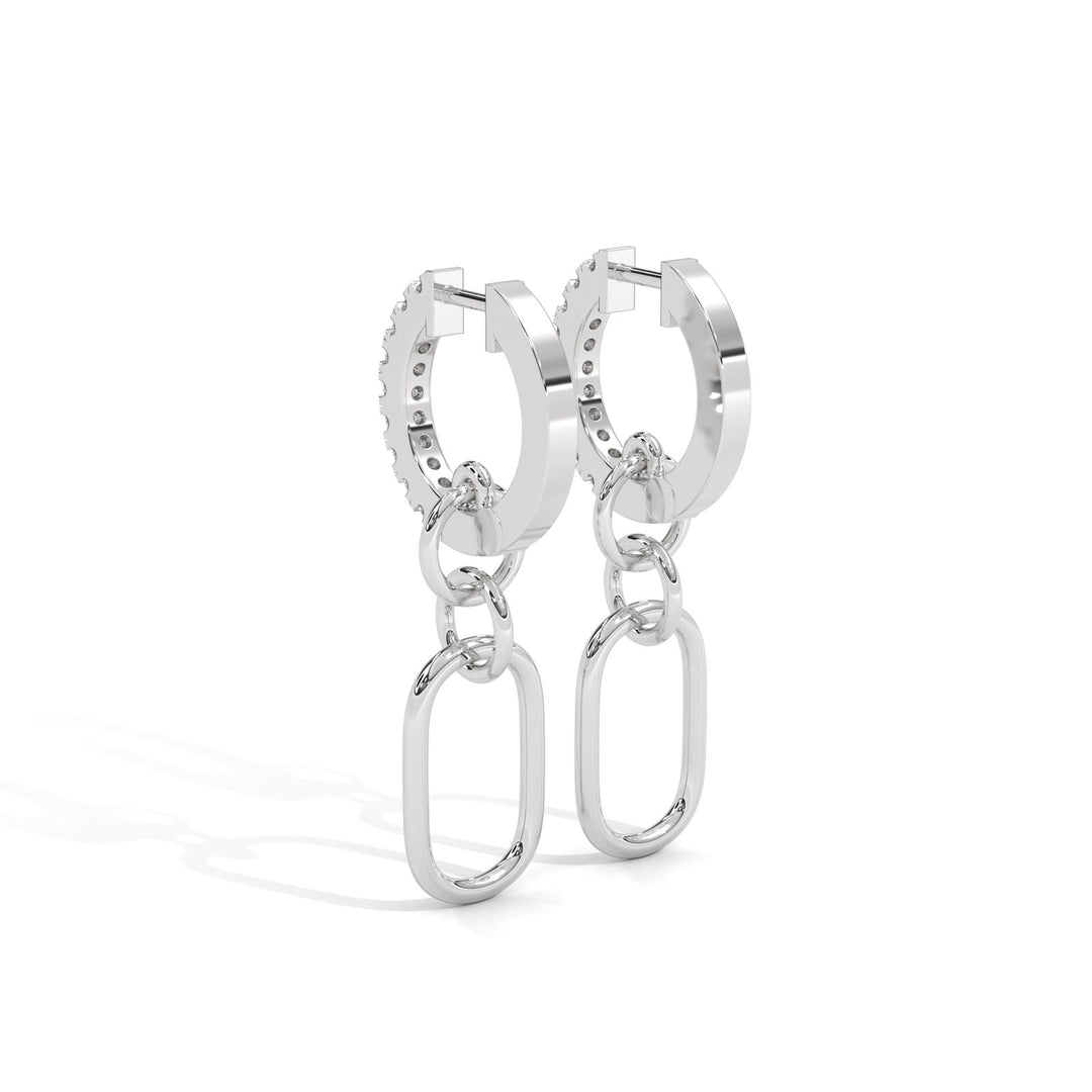 Link & Loop Diamond Earrings