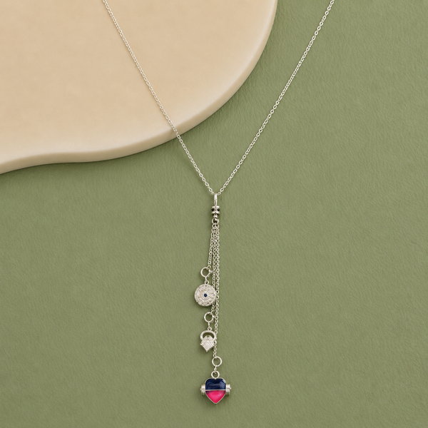 Multi Drop Charm Chain