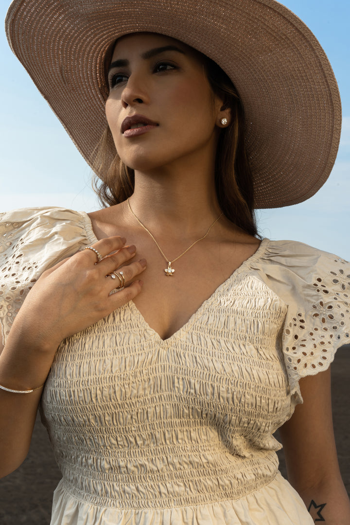 Daisy Flower Necklace