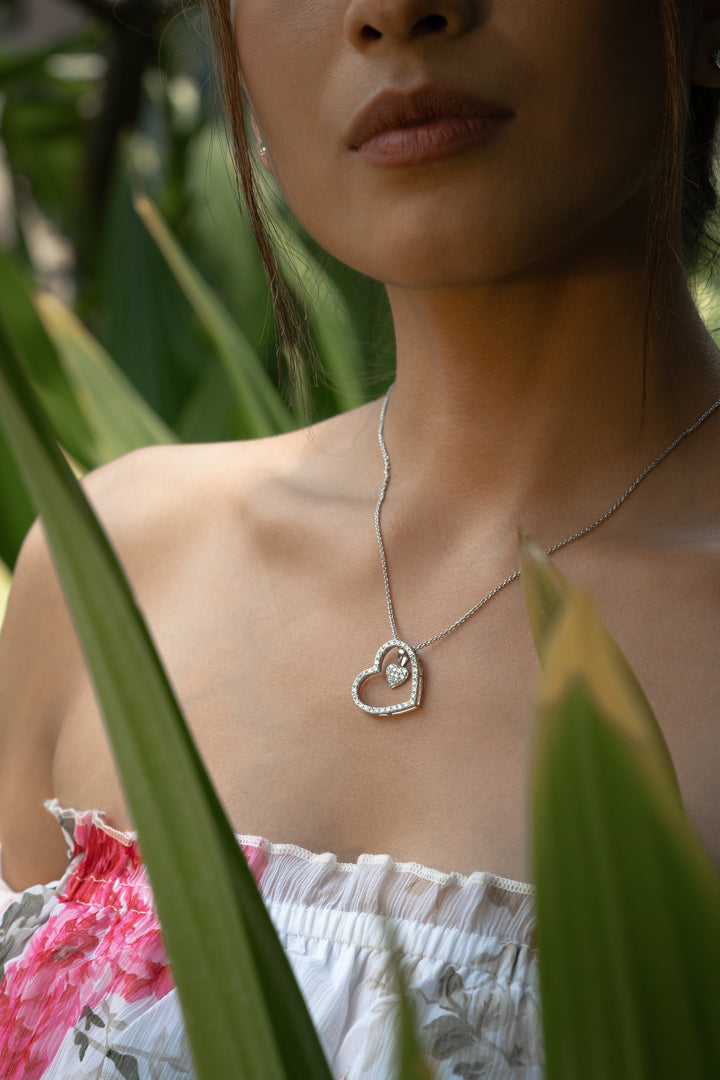 Heart Within The Heart Necklace