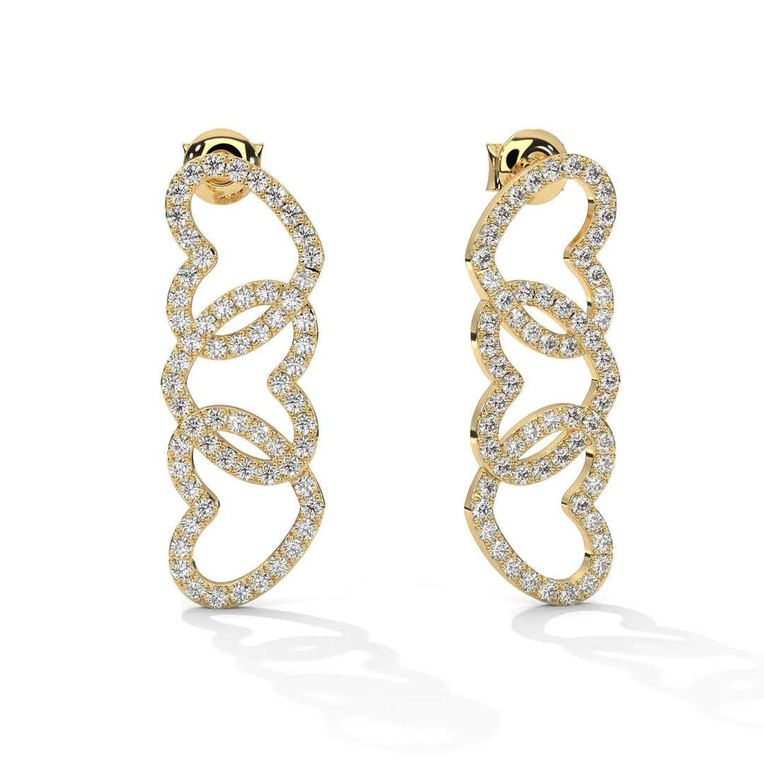 College-Crush Diamond Gold Danglings – Heera One