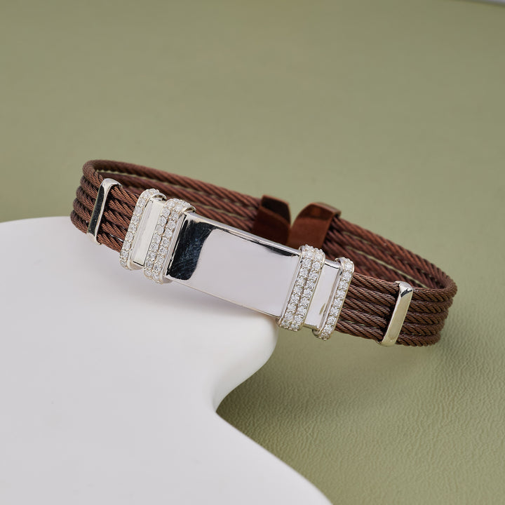 Brother is Always Right Silver Rakhi
