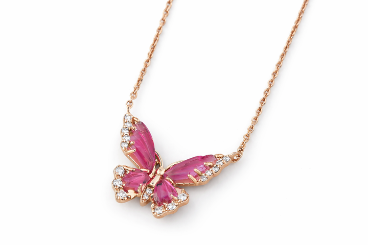 Blush Wings Necklace