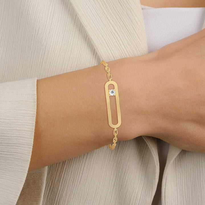 Bond Paper-Clip Bracelet