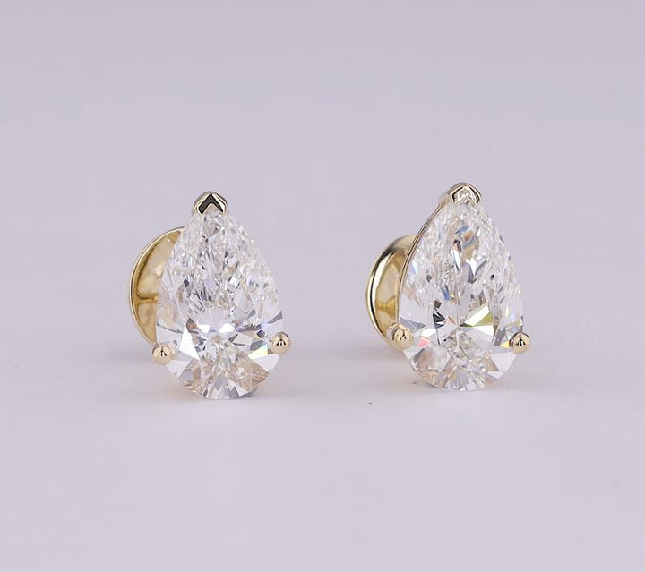 Teardrop Diamond Studs 1ctw