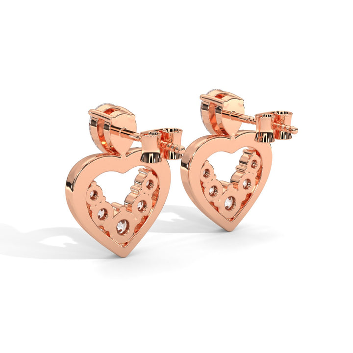 HEART DROP EARRINGS