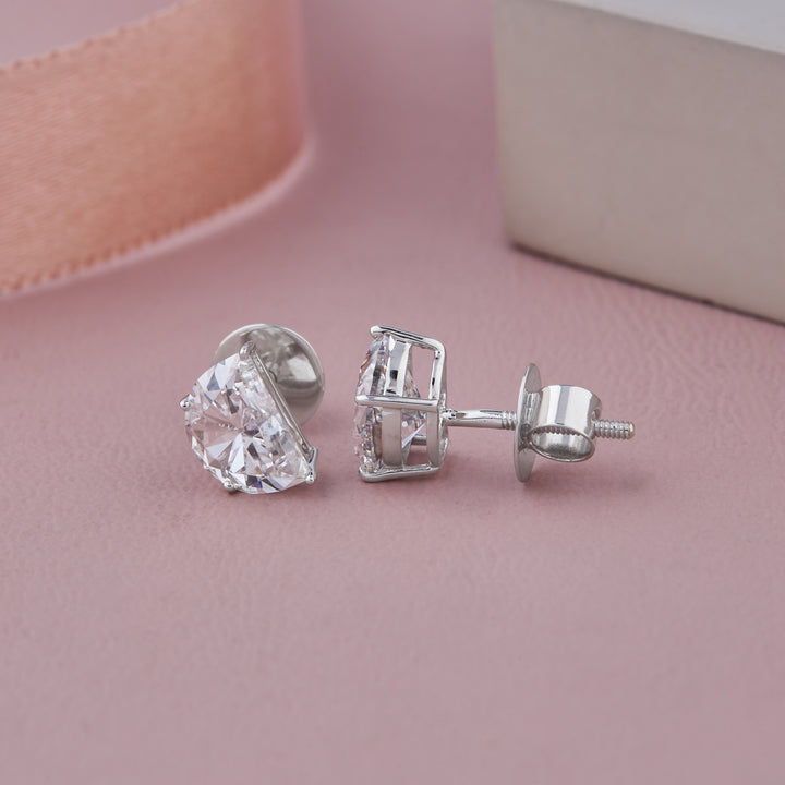Halfmoon Diamond Studs 1ctw