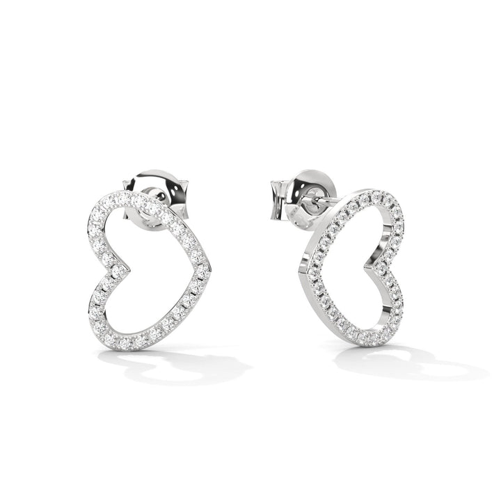 College-Crush Heart Earrings