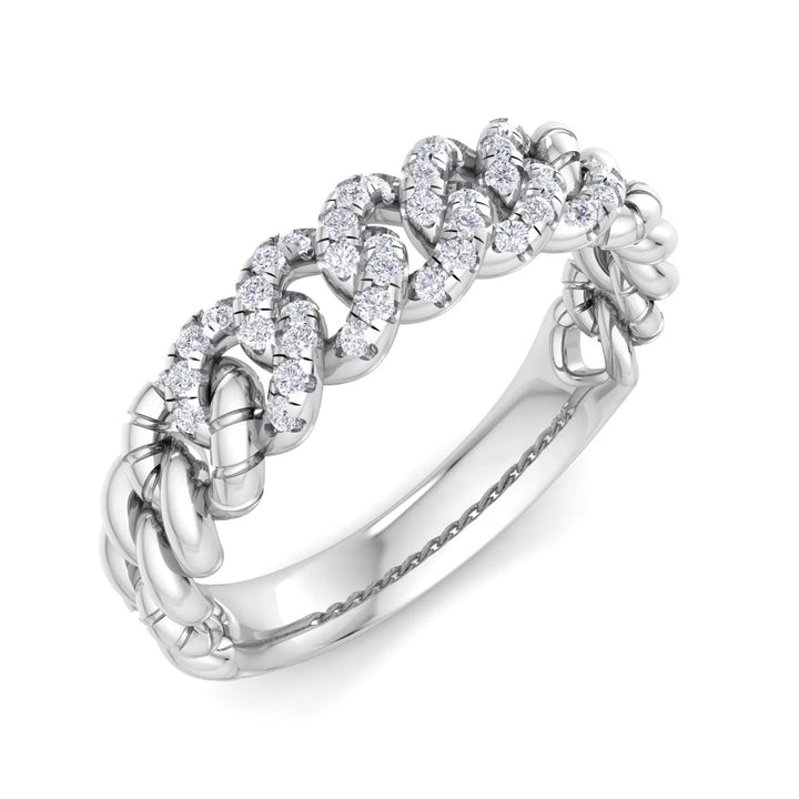 Chain Silver Ring  – Heera One