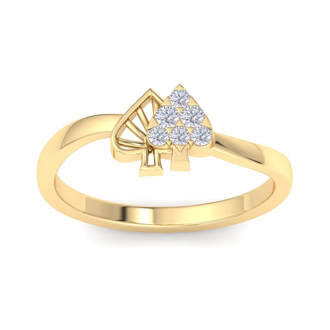 Spade's Lady Luck Diamond Ring