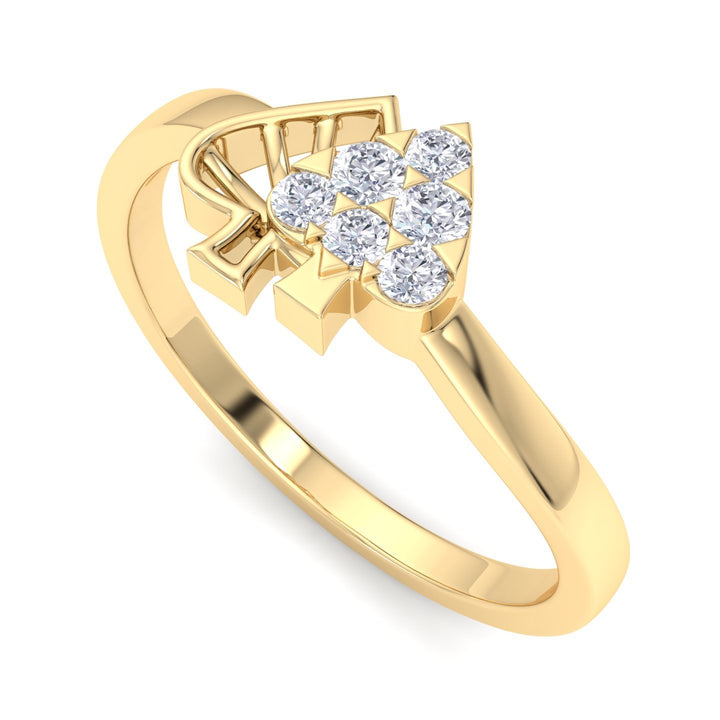 Spade's Lady Luck Diamond Ring