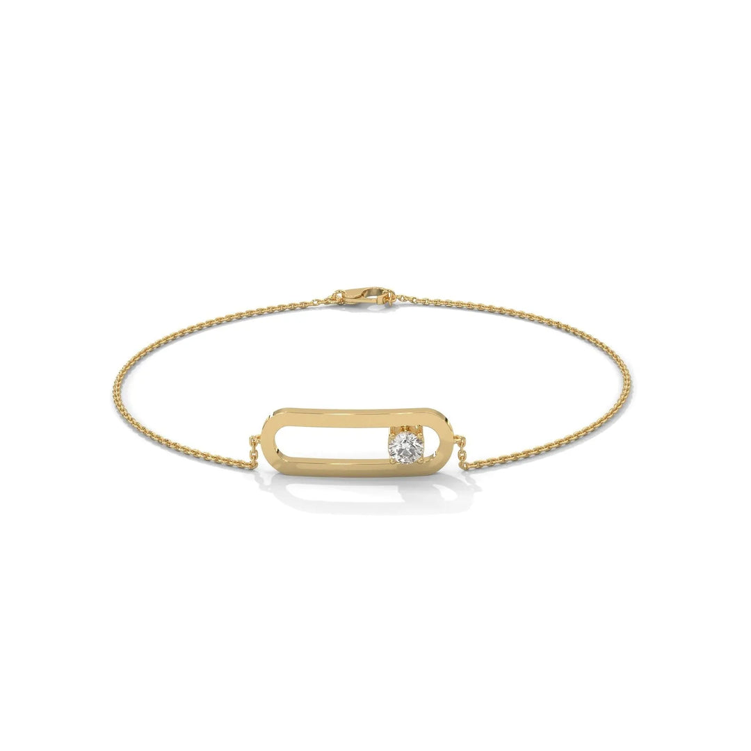 Bond Classic Diamond Gold Bracelet – Heera One