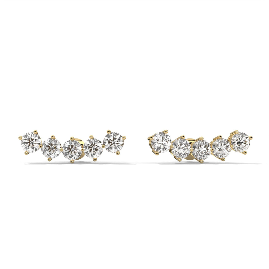 Ear-climbers Diamond earrings